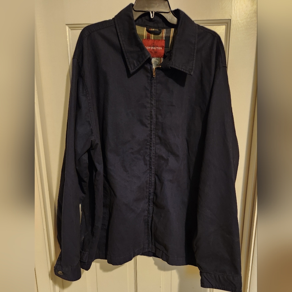 Covington Blue Lightweight Twill Jacket,Size XL